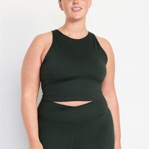 Old Navy Dark Green Work Out Set